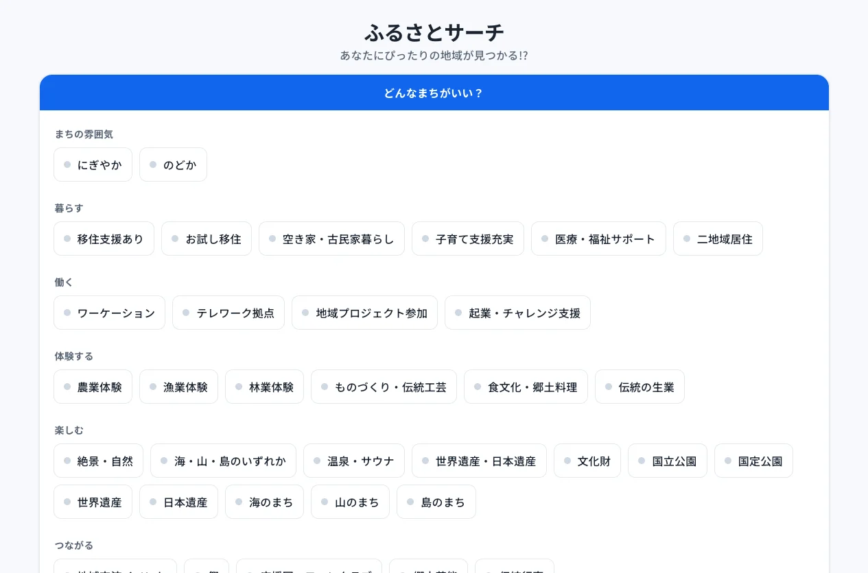 ふるさとサーチ